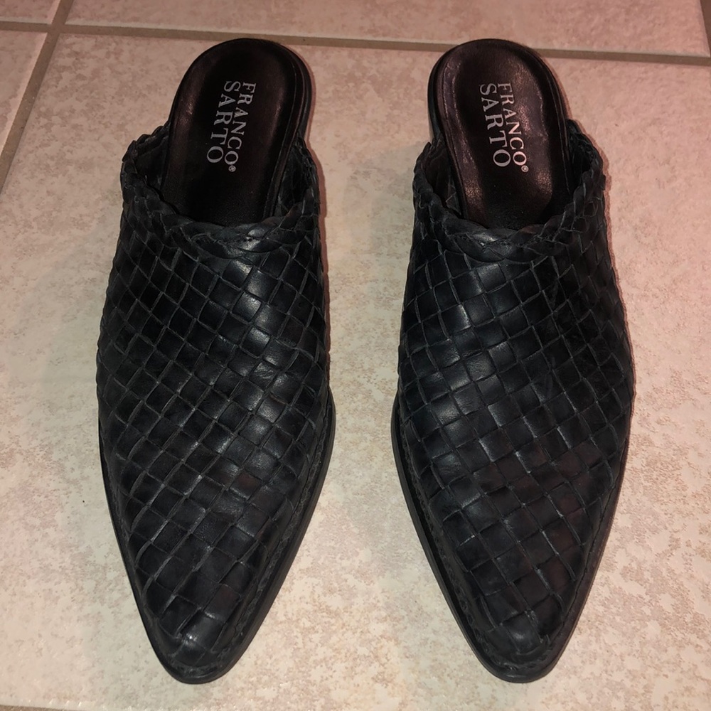 Franco Sarto Pointed Slip On Heels Shoes